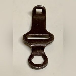 Early Mid Century Vintage Solid Metal Double Ended Roller Skate Key